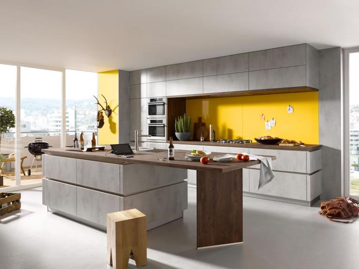 Küche in Beton Optik